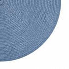 Jogo Americano Redondo  4 Unidades -  Azul Jeans