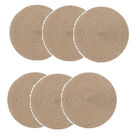 Jogo Americano Redondo  6 (seis) Unidades Allure Elegante