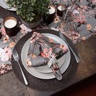 Jogo Americano Redondo Entrelaçado - 1 Unidade - Granito