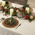 Jogo Americano Redondo Trance Palha 38cm