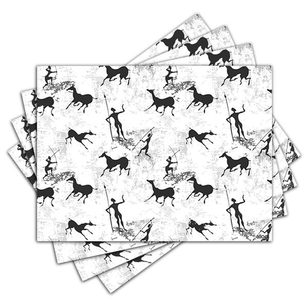 Jogo Americano - Rupestre Com 4 Peças - 586jo