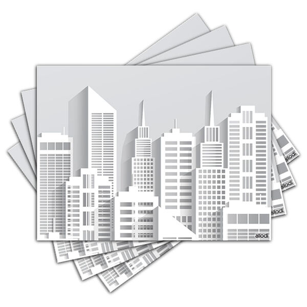 Jogo Americano - Skyline Com 4 Peças - 692jo