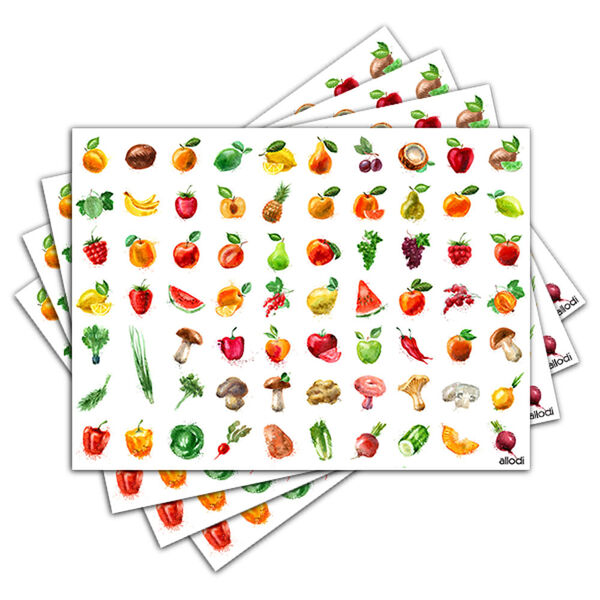 Jogo Americano - Vegetais Com 4 Peças - 430jo