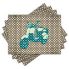 Jogo Americano - Vespa Com 4 Peças - 732jo