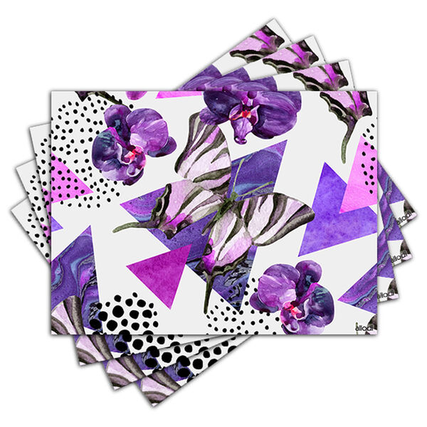 Jogo Americano - Vintage Com 4 Peças - 872jo