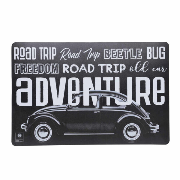 Jogo Americano Vw Beetle Adventure Preto Unitário