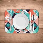 Jogo Americano Wevans Flamingos Triângulos