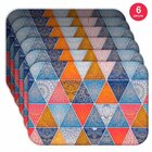 Jogo Americano Wevans Geometric Abstract Mandalas