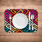 Jogo Americano Wevans Linhas Abstratas