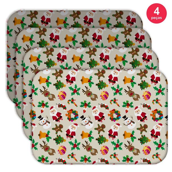 Jogo Americano Wevans Minimalista Bege