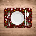 Jogo Americano Wevans Minimalista Vermelho