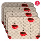 Jogo Americano Wevans Xícara Coffee