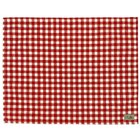 Jogo Americano Xadrez Vermelho - Impermeável