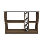 Jogo Aparador E Balcão Sendai Imbuia Off White