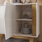 Jogo Aparador E Buffet Annora Off White 2 Portas