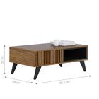 Jogo Aparador E Mesa De Centro Star Noce Milano Preto