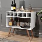 Jogo Aparador Mesa Lateral E Centro Bjorn Branco