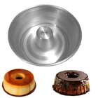 Jogo Assadeiras Alumínio 3 Peças Bolo Furo No Meio E Forma Pa