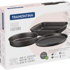 Jogo Assadeiras Tramontina Paris Texture Alumínio Antiaderent