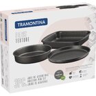 Jogo Assadeiras Tramontina Paris Texture Alumínio Antiaderent
