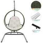 Jogo Balanço De Jardim Com Suporte P/ Varanda Perola Jardim E