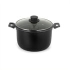 Jogo Banho-maria Alumínio Multiflon 24cm 2 Peças Preto