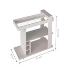 Jogo Bar E Rack Nowra Off White Carvalho