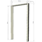 Jogo Batente Cedrinho 14 Cabeceira 60 X 214 X 14 Natural