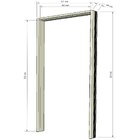 Jogo Batente Cedrinho 16 Cabeceira 82 X 214 X 16 Natural