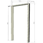 Jogo Batente Ecológico Fingado 09 Cabeceira 70 X 214 X 09 Nat