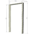 Jogo Batente Eucalipto 11 Cabeceira 80 X 214 X 11 Natural