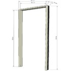 Jogo Batente Tauari 14 Cm Cabeceira 80 X 215 X 14 Natural