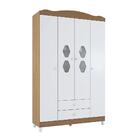 Jogo Berço Mini Cama E Roupeiro Milano Almendra