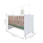 Jogo Berço Mini Cama E Roupeiro Milano Almendra Com Colchão