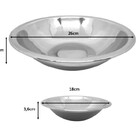 Jogo Bowl Aço Inox Para Salada 2 Peças - Mundial Import