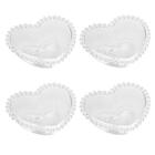 Jogo Bowls Em Cristal Wolff Pearl Coração 12x10x4cm 4 Peças