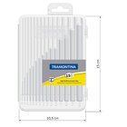 Jogo Brocas Hss Milímetros Aço Tramontina Din 338 15 Peças