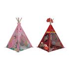 Jogo Cabana Infantil Tenda Leeds Vermelho E Rosa Claro Menino