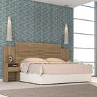 Jogo Cabeceira E Guarda Roupa Casal Bona Amendola Off-white