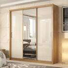 Jogo Cabeceira E Guarda Roupa Casal Tel Amendola Off-white