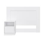 Jogo Cabeceira E Guarda Roupa Frankfurt Branco