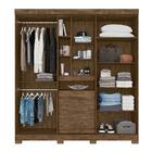 Jogo Cabeceira E Roupeiro Bahamas Wood