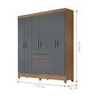 Jogo Cabeceira E Roupeiro Paradise