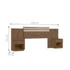 Jogo Cabeceira E Roupeiro Paradise Wood