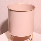 Jogo Cachepô Ferro Fun C/3 - Cinza, Rosa E Verde