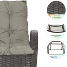 Jogo Cadeira 1un E Mesa P/ Jardim Edicula Varanda Descanso Tr