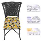 Jogo Cadeira De Jantar Em Alumínio E Fibra Estofado Impermeav