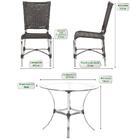 Jogo Cadeiras 6un E Mesa Alta Romenia Para Edicula Jardim Are