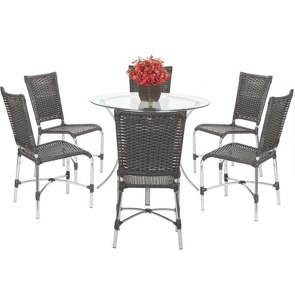 Jogo Cadeiras 6un E Mesa Alta Romenia Para Edicula Jardim Are