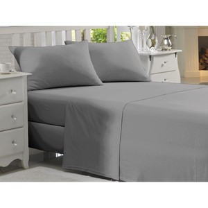 Jogo de cama de casal cinza clearance